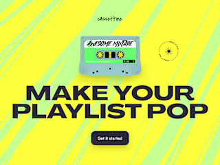 Cassettine - Make your Playlist Pop