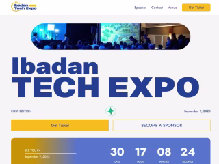 Revitalizing a Tech Expo Website - Frontend Redevelopment
