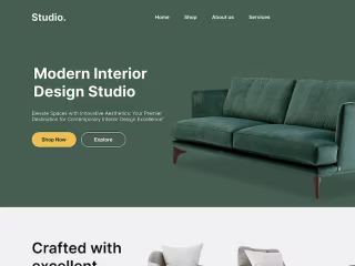 Interior Design Studio Website Design