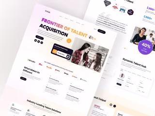 Saas Landing Page UI/UX Design