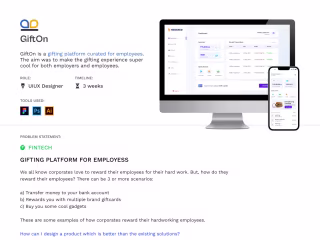 GiftOn - Gifting Platform for Corporates on Behance