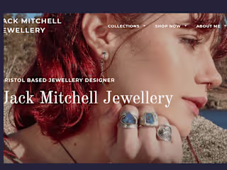 Website Copy & Design for Jack Mitchell Jewellery