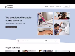 Website UI - Local Service Provider