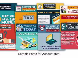 Custom social media posts