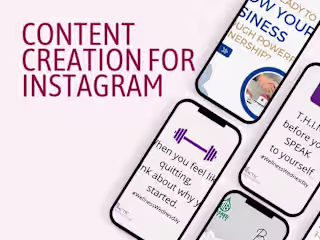 Content creation for IG 