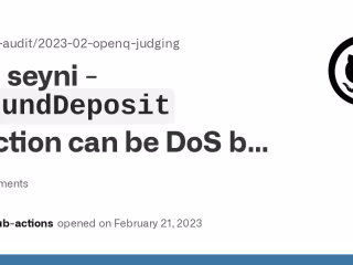 refundDeposit function can be DoS by an unbounded loop in getLo…