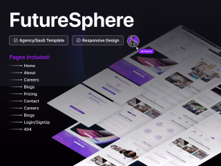 FutureSphere - A SaaS Website Template