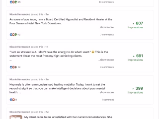 LinkedIn Copy | The Traveling Hypnotist 