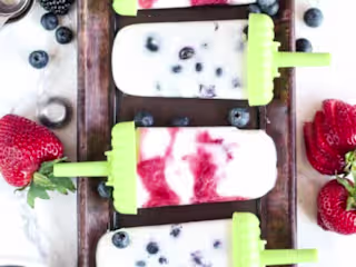 Easy Protein Fruit Smoothie Pops
