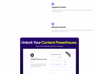 Landing page For REEL SIMPLE