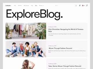 Fashion Blog Screen