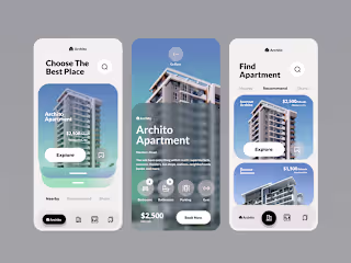App Design for an Apartment || UI/UX DESIGN :: Behance