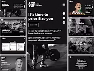 Fitness & Wellness Website UI/UX Design and CMS Development