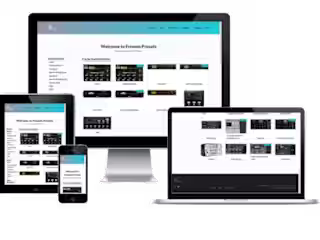 Custom e-commerce website for digital products