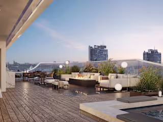 Penthouse Terrace with Jacuzzi, Lounge & Outdoor Kitchen