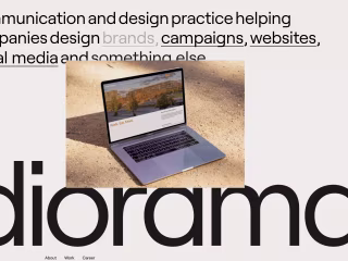 Diorama  - Web agency website
