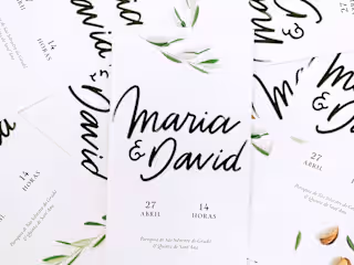 Wedding stationery | Maria & David