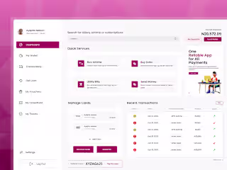 1app Fintech Dashboard Redesign