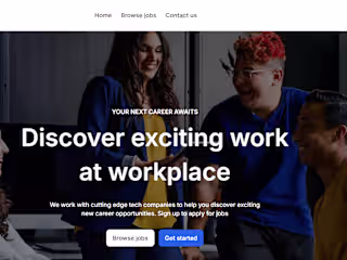 Custom Job Board Web App 