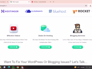 any type of web sites