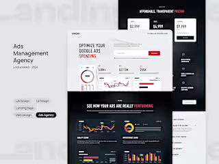 Agency Landing Page & Web Design