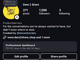 Dare 2 Share | Social Media & Content Strategist