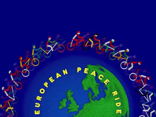 Proposal poster A1 for "European Peace Ride 2024"