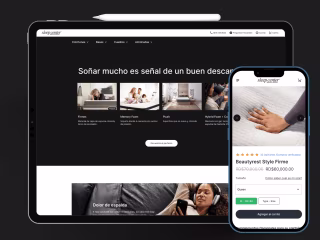 Sleep Center eCommerce experience