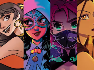 Latina Superhero Team 