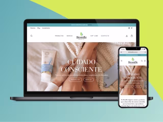 eCommerce redesign for clean skincare brand