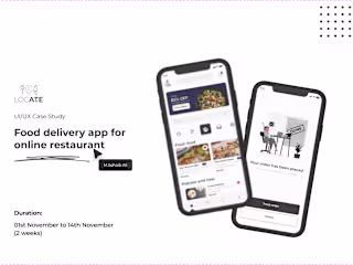 Food delivery app for online restaurant