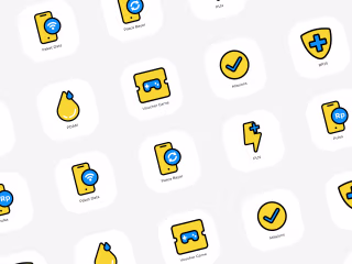 Icon, Illustration, and Banner Warung Pintar Apps