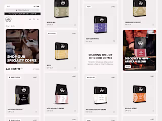 ViCafe - eCommerce Website Refresh