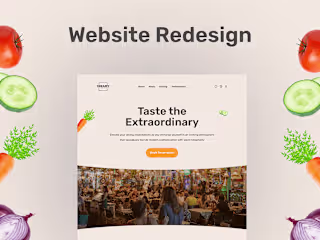 Restaurant website redesign