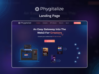 Phygitalize Landing Page