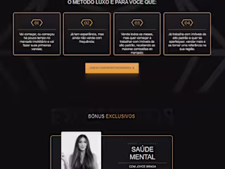 Infoproduct | Landing Page Design Development | Implementation