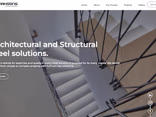 Architectural Steel Firm Website Redesign
