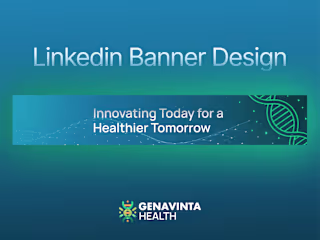 Genavinta Health — LinkedIn Banner Design