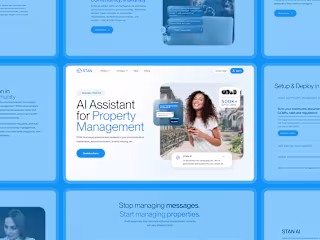 AI Assistant Web Design UX UI DESIGNER