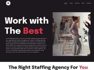 Framer website for a Staffing Agency
