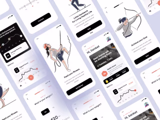 Health & Fitness App Ui