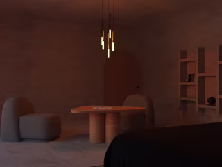 3D Render Series: Brutalist Interior Design