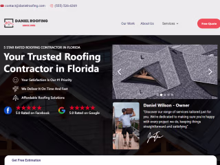 Daniel Roofing Website 