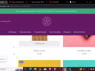 A chocolate listing website scraping project
