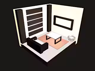 Living Room 3D Model