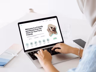 Online Registration Flow for a Vet Clinic