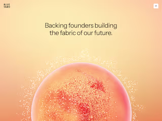 BlueYard Venture Capital Firm Website Design