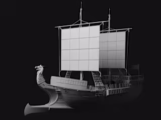 Byzantine Battleship - 3D Model
