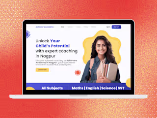 Achiever's Academy Website UI/UX