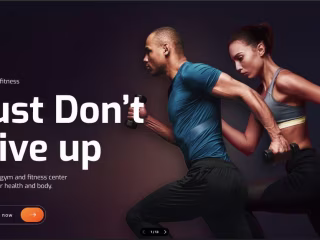 Gym Website Design